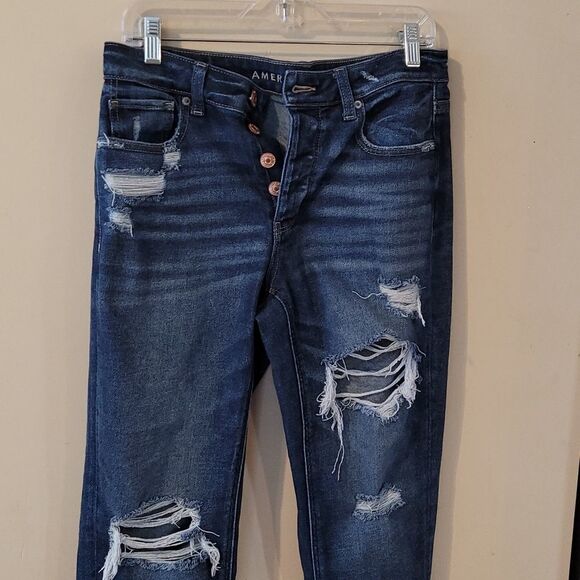 American Eagle jeans size 4 tomgirl good pre-owned condition - Picture 3 of 8